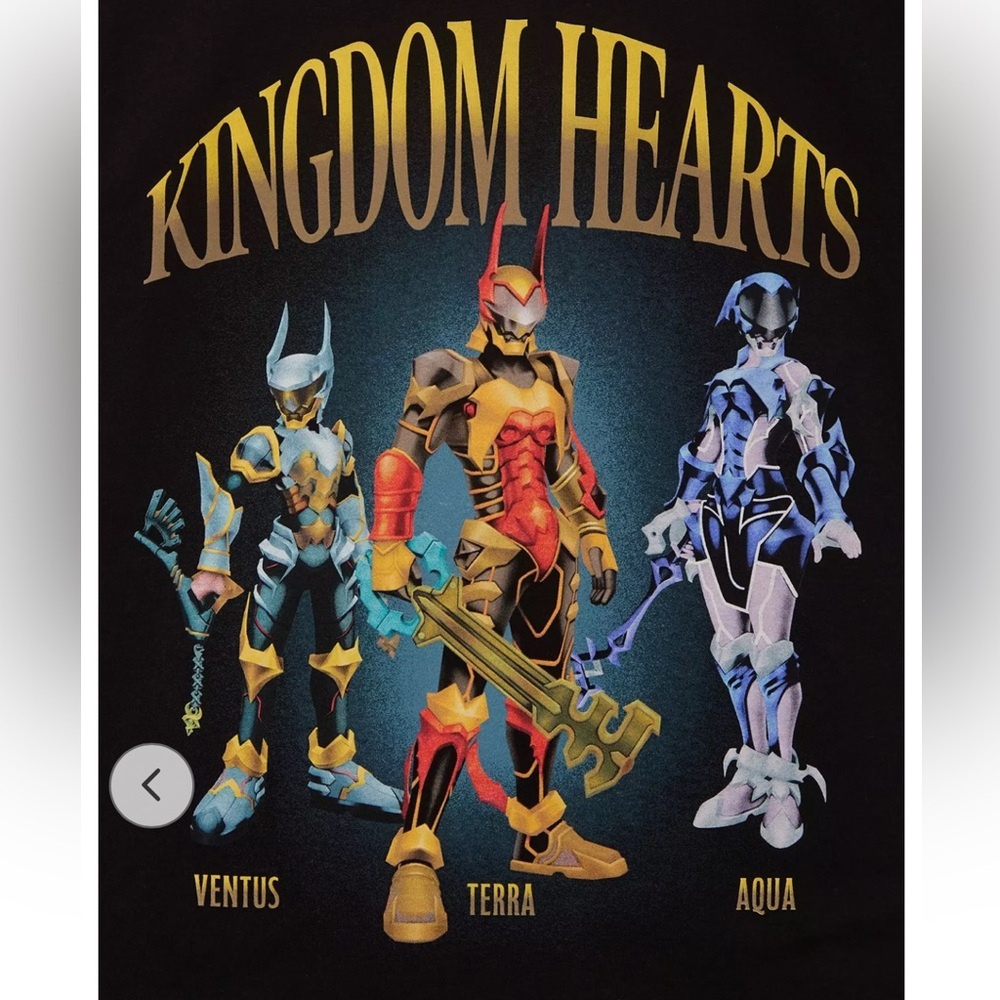 Disney Kingdom Hearts Keybladre Armor Size 2X Shirt New With Tags - Picture 2 of 3